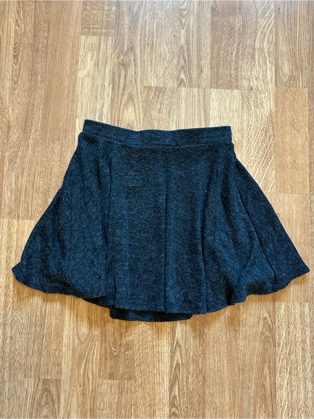 Full Tilt Charcoal Knit Mini Skirt